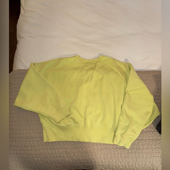 Adidas Women’s Neon Yellow Sweatshirt - Picture 3 of 3